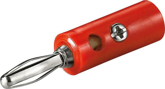 Goobay Stecker Banane männlich 10Stück Rot (11375)