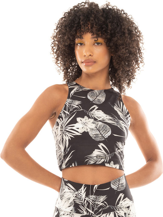 Women's Athletic Blouse Sleeveless Black