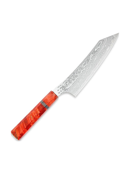 Ryusen Cuțit Santoku din Oțel Damasc 17.5cm