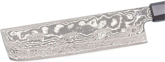 Ryusen Bonten Unryu Нож Nakiri от Дамаска Стомана 16.5см