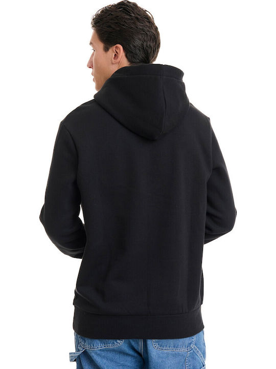 Sweatshirt mit Kapuze Schwarz