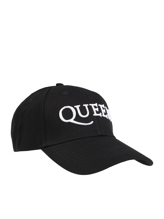 Καπέλο Queen Logo Baseball Cap Black Qubbcap01