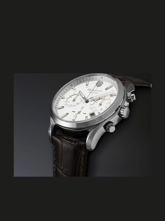 Gant Prestige Ρολόι Μπαταρίας με Δερμάτινο Λουράκι