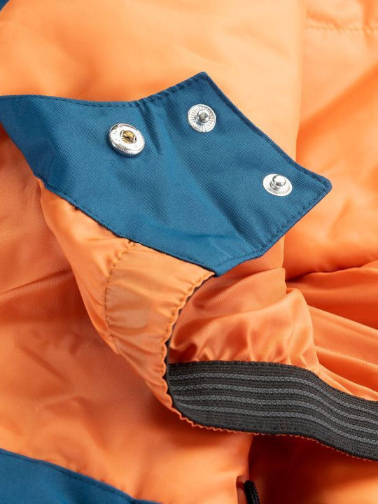 Jacke Puffer Wasserdicht und Winddicht Blau