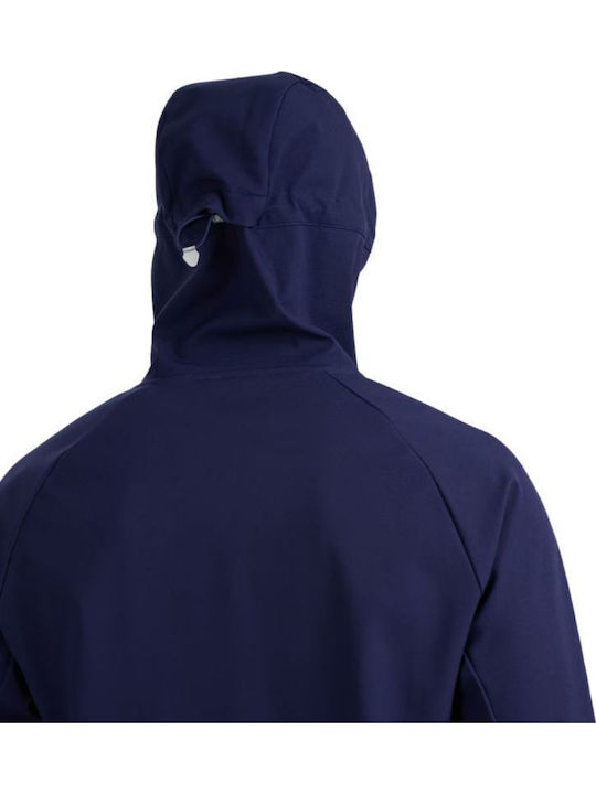 Winter Jacket Softshell Waterproof and Windproof Navy Blue