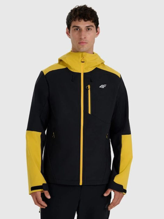 3 in 1 Winter Jacket Softshell Waterproof and Windproof Black