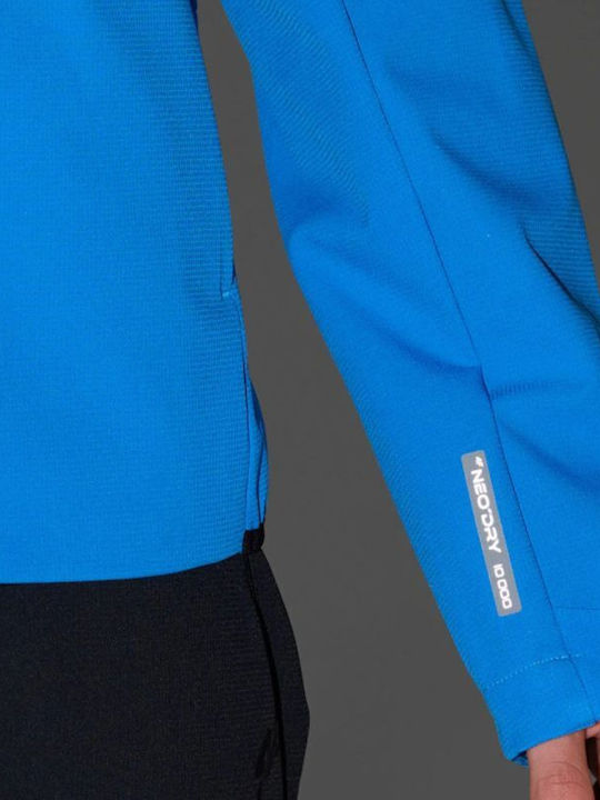 Winter Jacket Softshell Waterproof and Windproof Blue