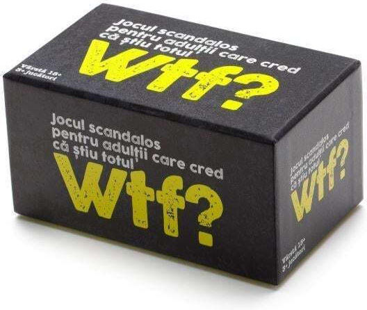 Joc de Societate WTF? pentru 3-8 Jucători 18+ Ani Gameology
