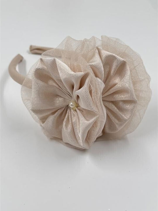Bonjour Bebe Kinder Haarband Beige 1Stück
