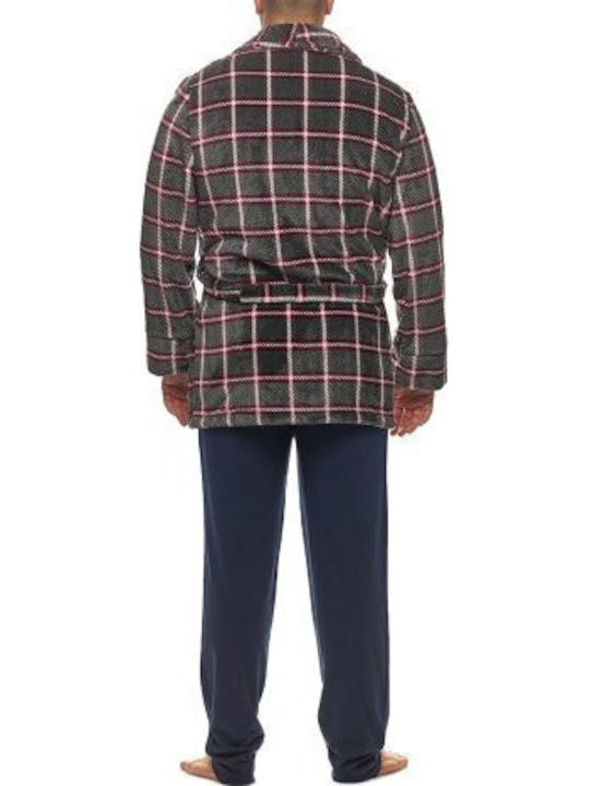 Koyote Men's Winter Pajama Robe Multicolour