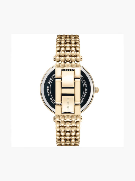 Paul Lorens Damen Uhr mit Gold Metallarmband