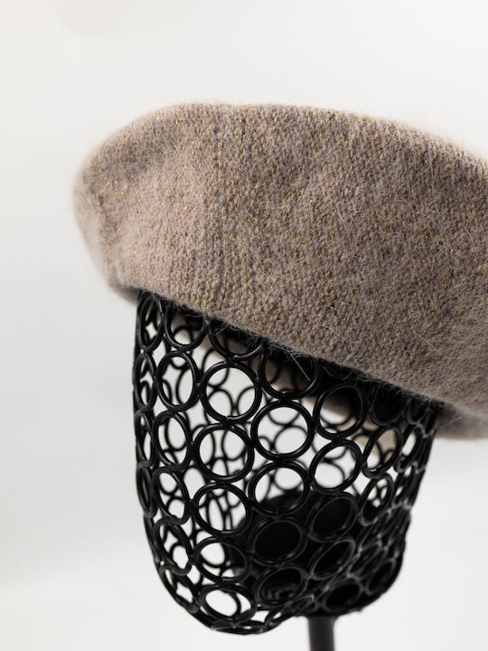 Aqua Lino Wool Women's Beret Hat Turquoise