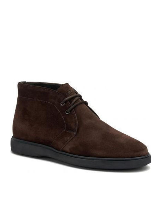 Suede Καφέ Ανδρικά Μποτάκια