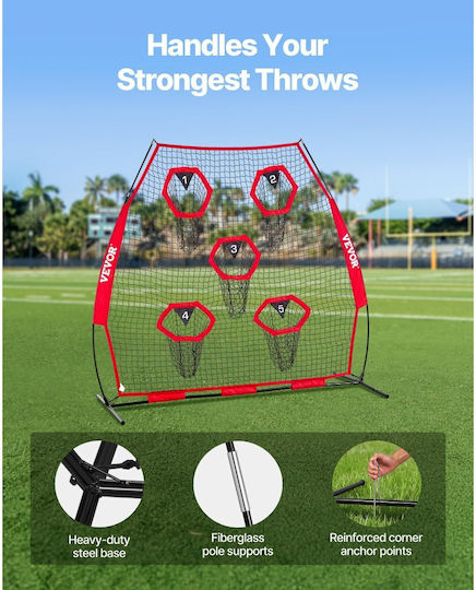 Vevor Soccer Net 213.36x213.36cm