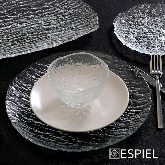 Espiel Ramos Serving Platter Oval Transparent 34x23cm Espiel Ramos Serving Platter Oval Transparent 34x23cm