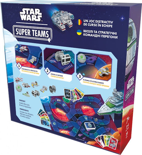 Joc de Societate Star Wars: Super Teams pentru 2-4 Jucători 7+ Ani Zygomatic