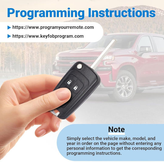 Cheie Auto pentru Chevrolet Captiva / Cruze / Malibu / Orlando / Aveo / Scânteie