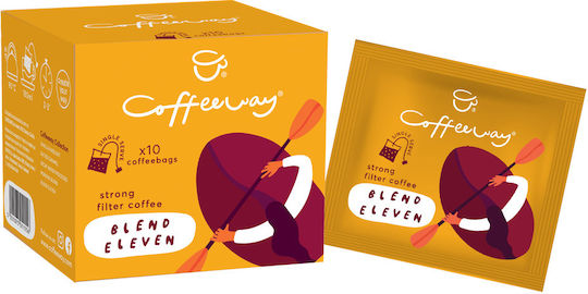 Coffeeway Καφές Φίλτρου Blend Eleven Αλεσμένος 10x7.5gr