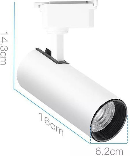 30w LED Kaltweiß Spot mit 10 Lichtern in Weiß Farbe