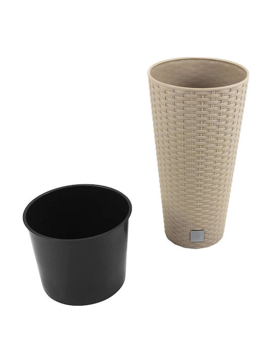 Prosperplast Κασπώ Rattan Καφέ 2τμχ