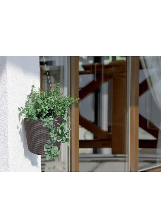 Prosperplast Hängend Übertopf Metall Braun 25.6x25.6εκ.