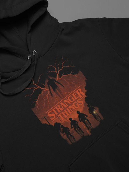 Kinder-Sweatshirt mit Kapuze Black