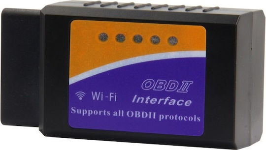 Techstar Obd2 Wifi Диагностичен Интерфейс Elm V1.5 Чип Torque