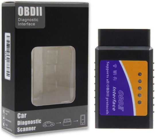 Techstar Obd2 Wifi Диагностичен Интерфейс Elm V1.5 Чип Torque