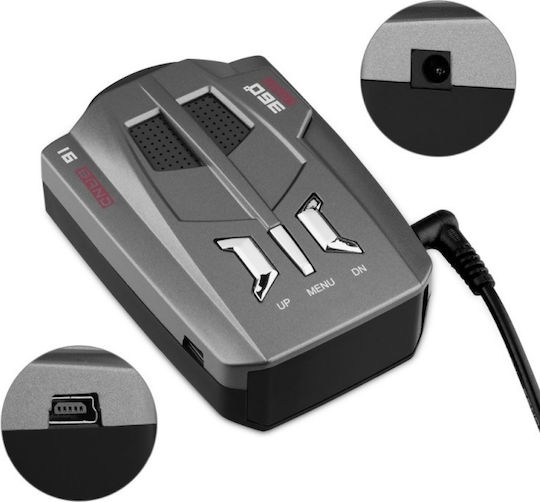 Techstar V9 Car Radar Detector Laser Voice Alert Speed Alarm System K Band Ka Band