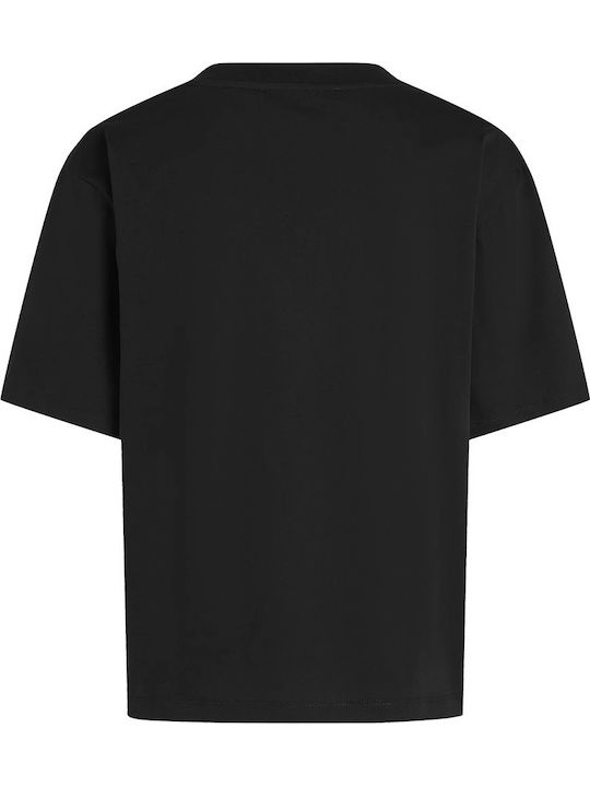 Logo Γυναικείο T-shirt Μαύρο