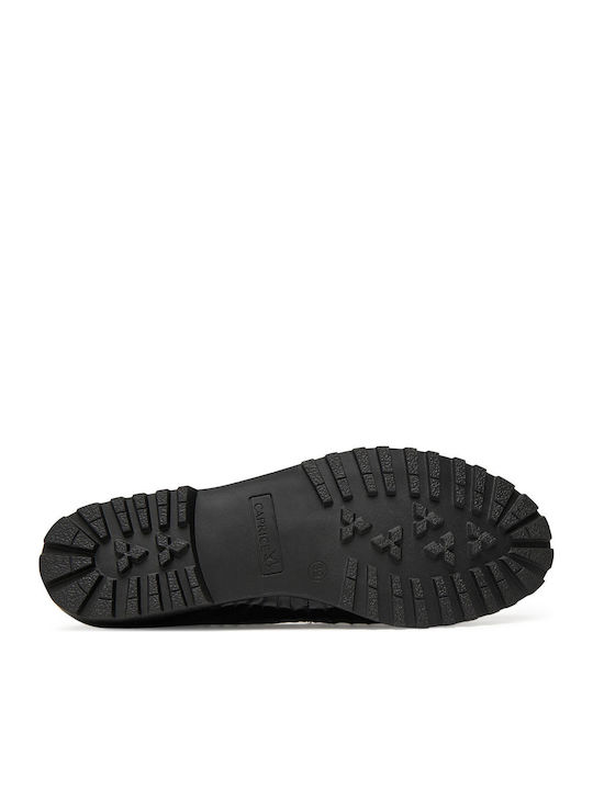Lederne Damen Ballerinas in Schwarz Farbe