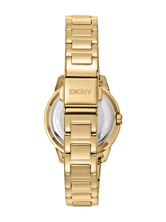 DKNY Кварцов Часовник с Метална Верижка DKNY Кварцов Часовник с Метална Верижка