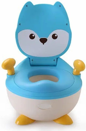 Little Mom Potty Bowl Blue