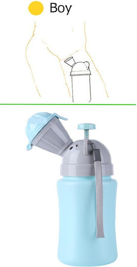 Little Mom Portable Potty with Lid Blue