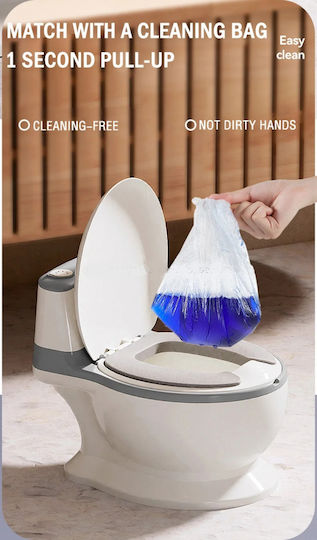 Little Mom Potty Vas cu Capac Verde