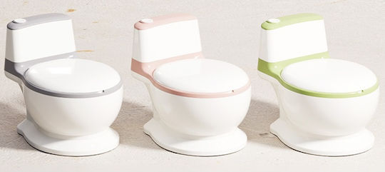 Little Mom Potty Bowl with Lid Green