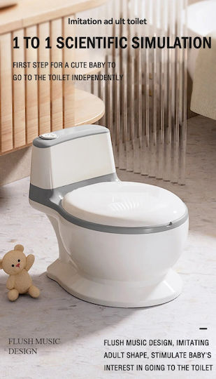 Little Mom Potty Vas cu Capac Verde