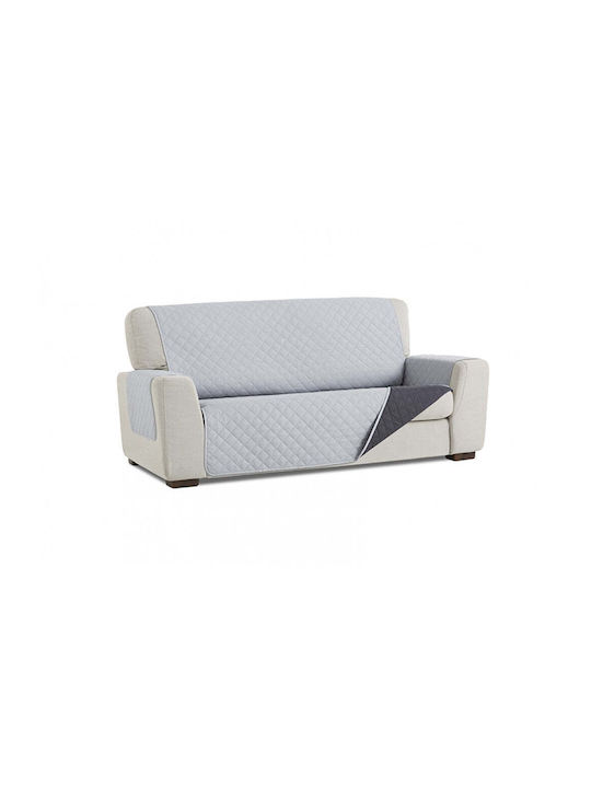 Sofazip Ελαστικό Κάλυμμα Τετραθέσιου Καναπέ Dark Grey - Light Grey 200εκ.