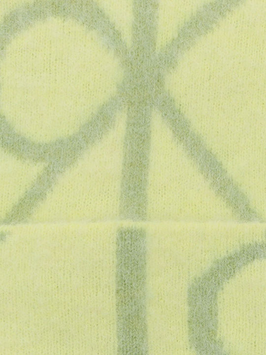 Beanie Unisex Σκούφος Πλεκτός σε Πράσινο χρώμα