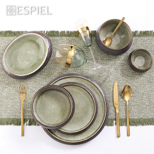 Espiel Pebble Farfurie joasă Maro cu Diametru 21cm 2buc Espiel Pebble Farfurie joasă Maro cu Diametru 21cm 2buc