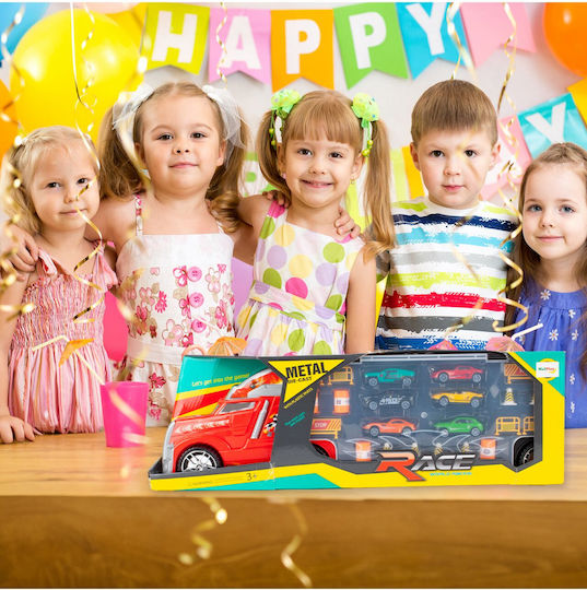 MalPlay Set with Truck Pull Back for 3+ Years