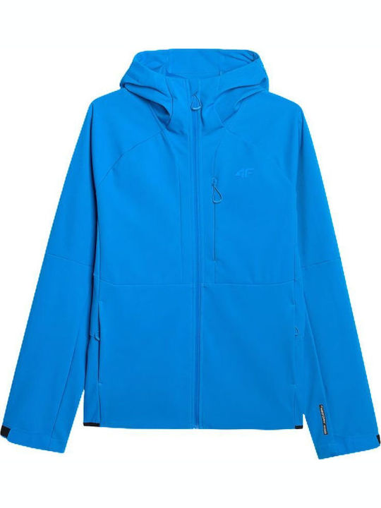 Winter Jacket Softshell Waterproof and Windproof Blue