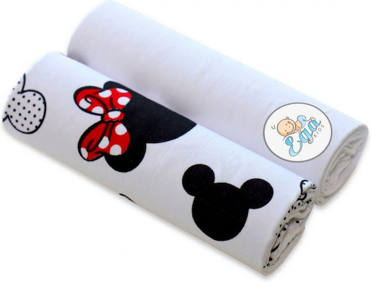 Minnie Mouse Одеяло За Пелени 60x80см 2 Бройки Minnie Mouse Одеяло За Пелени 60x80см 2 Бройки
