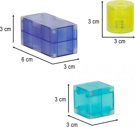 ikonka Jucărie Magnetică De Construcție Pentru Copii 3+ Ani