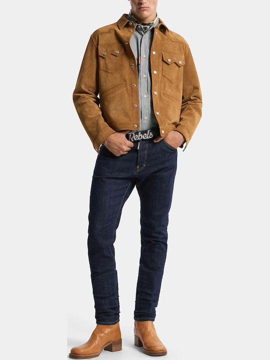 Men's Jeans Pants Navy Blue