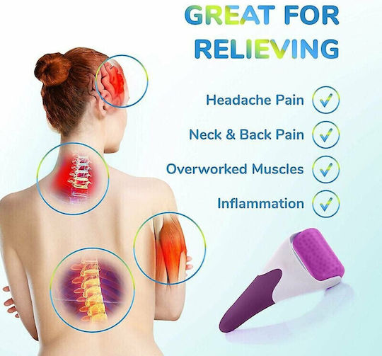 Ice Roller Facial Massage Device Purple