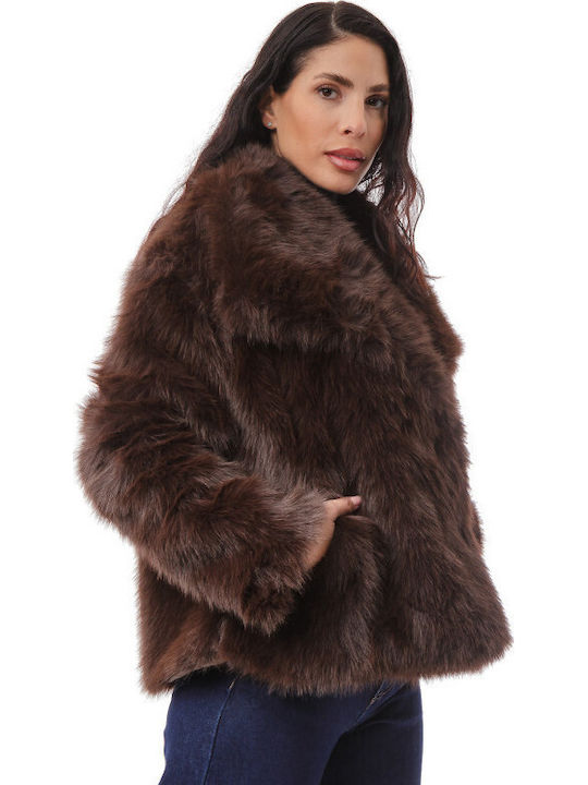 Women's Short Fur Brown