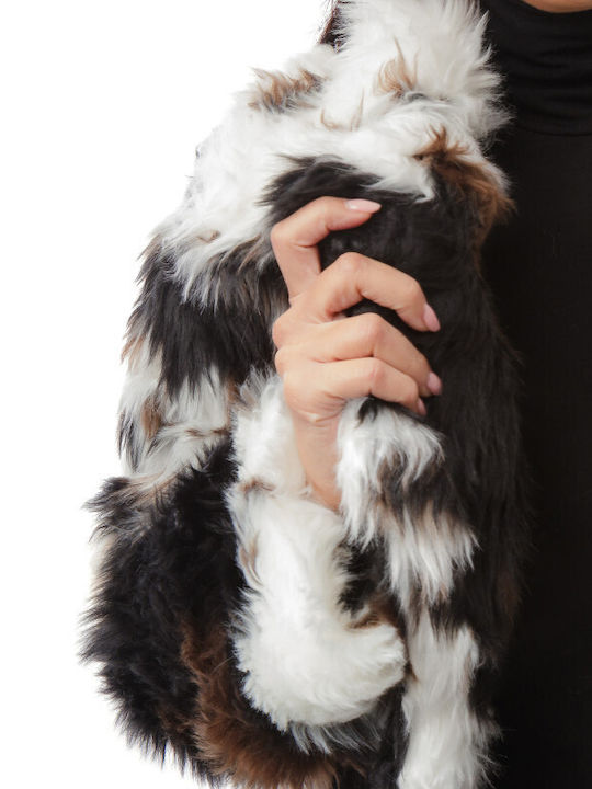 Women's Long Fur Multicolor