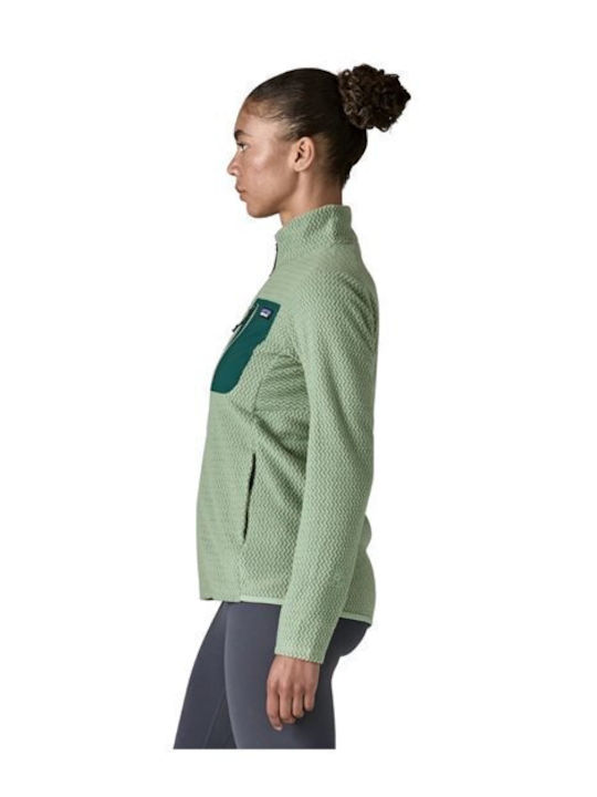 Men's Fleece Cardigan Green
