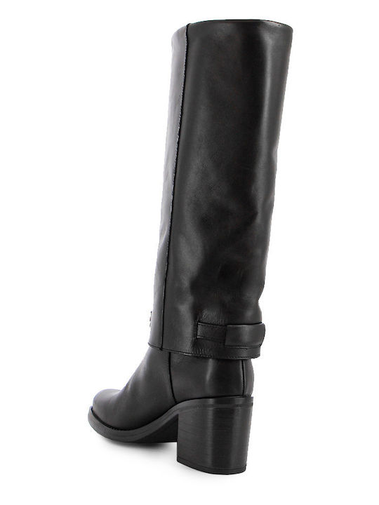 Leather Women's Boots Black